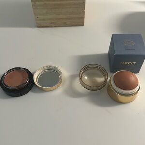 Merit eyeshadow and blush